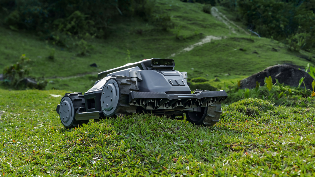 Adelanto exclusivo TerraMow X AWD: Tecnología 4x4, corte flotante y visión por IA sin cables